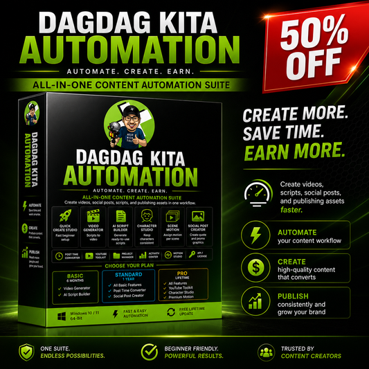 LIFETIME: Dagdag Kita Automation Pro